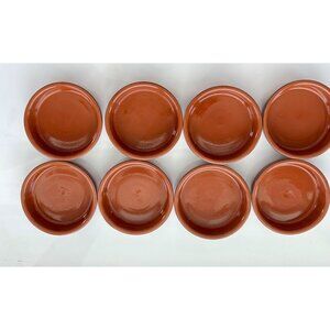 Set of 8 Terracotta 4.5" Crème Brûlée Dishes